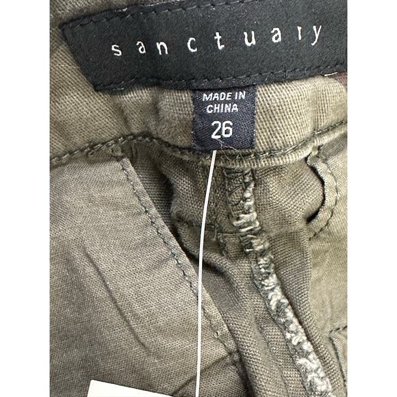 Sanctuary green camo skinny pants size 26 - Picture 3 of 11